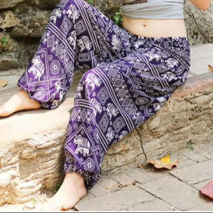 Traje de Baño Personalizable de Lujo para Mujer, Estilo Vintage, de Lino/Algodón, Largo, Transpirable, de Secado Rápido, Estampado, para Playa - Product Image 1