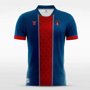 Nuevo Diseño Personalizado de Camiseta de Fútbol de Alta Calidad, 100% Poliéster, Transpirable y Ligera - Product Image 3