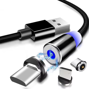 Câble de charge et adaptateur tressé 3-en-1 de haute qualité 1M - Product Image 5