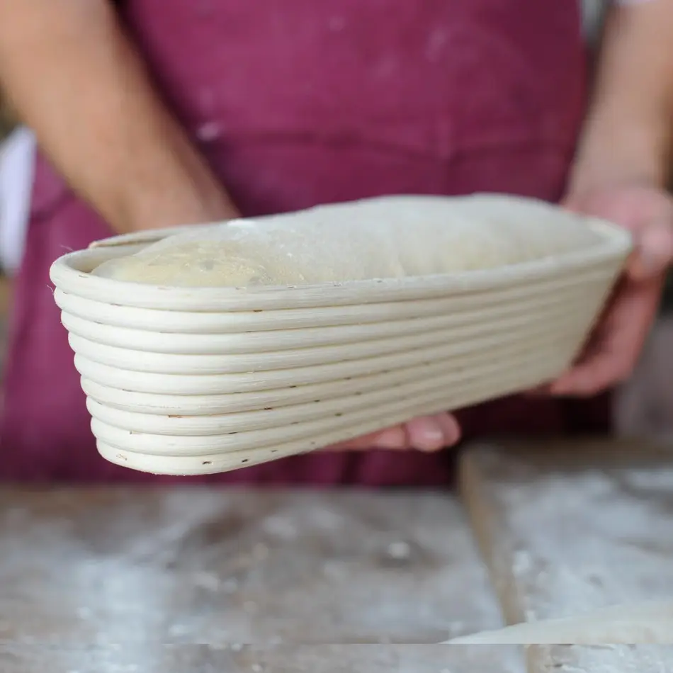 Oval Proof ing Brotform Korb für das beste hausgemachte Brot