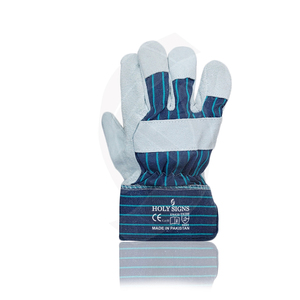 ถุงมือทำงานขนาด10นิ้วหนังแยกสำหรับ EN420เกษตรกรถุงมือนิรภัยทนความร้อนสำหรับทำสวนทำฟาร์มส่งตรงจากโรงงาน - Product Image 5