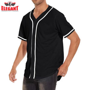 Bonne qualité Meilleur fournisseur Personnalisation Logo imprimé Produit confortable Meilleur tissu Chemise de baseball par Elegant Sports - Product Image 2