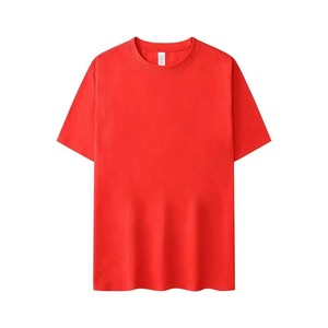 Camisetas Lisas Sin Marca, Textura Premium, Mezcla de Polialgodón CVC, Camiseta para Hombre - Product Image 1