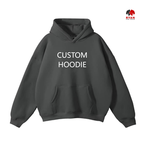 เสื้อฮู้ดดี้ผู้ชาย Ryan Pro Gear ดีไซน์กระเป๋า พร้อมโลโก้สั่งทำด้านหน้า ผ้าฟลีซคอตตอน 100% ดีไซน์ OEM เสื้อผ้าลำลองสำหรับฤดูหนาว - Product Image 2