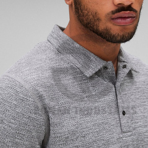 Polos pour hommes de style classique Chemises d'extérieur en coton de coupe régulière T-shirts polo solides respirants décontractés pour hommes - Product Image 6