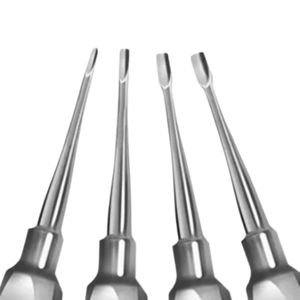 Juego de elevadores con alas de 4 Uds., herramienta de extracción de instrumentos médicos dentales veterinarios, puntas de 1mm a 4mm, mango estándar de acero inoxidable - Product Image 2