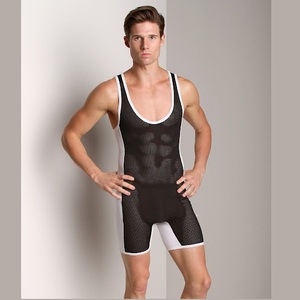 Unisex Hip Hop <b>Crop</b> <b>Top</b> Mesh Tank <b>Top</b> with Button & Chains Eco-Friendly Breathable Gym Summer Wear for Adults - Product Image 4