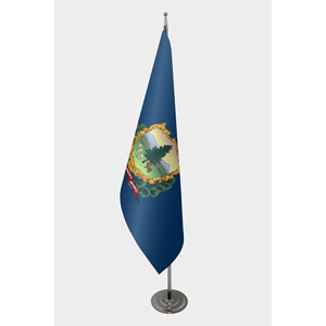 Custom Indoor <b>Flag</b>-3x5ft-Digital Printing-Aluminum or Fiberglass <b>Pole</b>-Pennant Style-Cotton Satin Nylon or Polyester Material - Product Image 1