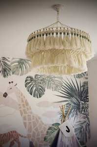 Marco de Fotos de Pared de Macramé de Algodón al por Mayor, Arte de Pared Tejido Estilo Boho para Sala de Estar y Decoración del Hogar - Product Image 6