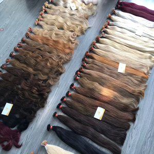 Extensiones de cabello Remy vietnamita crudo 100% cabello virgen preadherido con cinta en color claro 8-32 pulgadas de longitud 100gms - Product Image 6