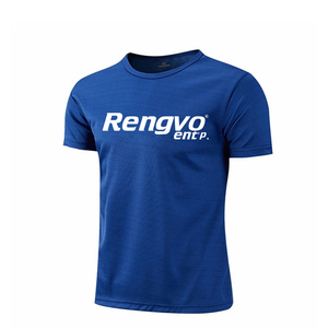 เสื้อยืดผ้าตาข่ายแห้งเร็วของผู้ชายสำหรับกีฬาวิ่งเสื้อยืดทางการผ้าโพลีเอสเตอร์/ผ้าฝ้ายทอสไตล์แฟนหนุ่มยอดนิยม - Product Image 2