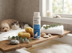 Shampooing Thérapeutique Avancé PetBiology pour Chiens et Chats à l'Acide Lactique et à l'Allantoïne, Nettoyant et Apaisant, 400ml - Product Image 2