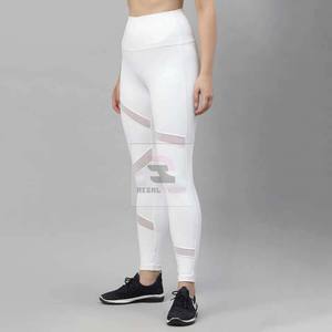 Leggings de mujer con logotipo personalizado Leggings de algodón 100% Talle alto para mujer - Product Image 2