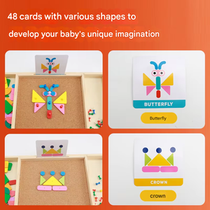 <span class=keywords><strong>Marteau</strong></span> Montessori <span class=keywords><strong>Jeu</strong></span> de Reconnaissance des Couleurs <span class=keywords><strong>et</strong></span> Formes Jouets en Bois Montessori pour Enfants - Product Image 4