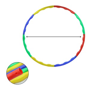 Alta calidad Venta caliente niños Fitness ponderado gran arco iris Color espuma aros de plástico al por mayor proveedor a granel - Product Image 4