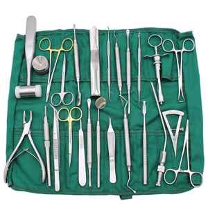 Kit de 26 Piezas de Instrumental Odontológico de Ortodoncia con Certificación CE, Acero Inoxidable Alemán, Instrumentos Manuales para Cirugía de Implantes Sambrialmed - Product Image 1
