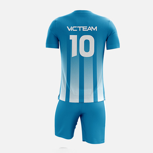 Ensemble de maillots de football personnalisés par sublimation pour hommes, respirant, en polyester, uniforme d'entraînement de football, impression de nom personnalisée - Product Image 3
