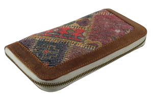 Vente en gros Pochettes de voyage tissées à la main en coton Durries imprimées de créateur fabriquées à la main pour femmes avec plusieurs fermetures à glissière - Product Image 2