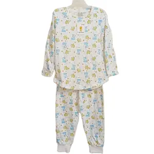 Wholesale <b>Night</b> <b>Dresses</b> Girls Sleepwear Two Piece Pajama Set Satin Pajamas Designers Pajama for Girls - Product Image 1