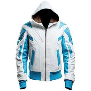 Veste en cuir de motard en toile tendance pour hommes 2025, vente en gros, coupe ajustée, décontractée, logo avant, fournisseur - Product Image 5