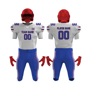 Uniforme de fútbol americano de diseño personalizado de la mejor calidad, conjuntos de talla grande con logotipo y número personalizados - Product Image 4