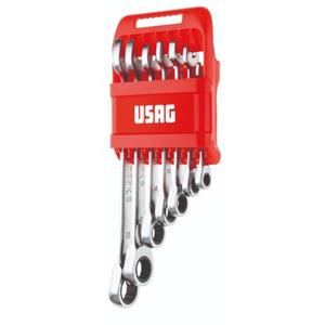 ชุดประแจแหวนข้างปากตายแบบเรียบ 7 ชิ้น ยี่ห้อ Usag - Product Image 1