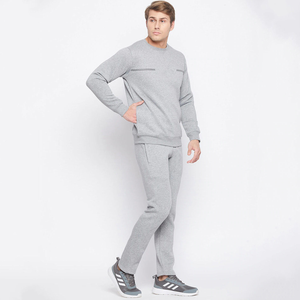 ชุดวอร์มผ้าฝ้ายสำหรับผู้ชายชุดออกกำลังกายผ้าฝ้าย100% ใส่สบายมีสไตล์พรีเมี่ยมแบบสลิมฟิตทนทานแห้งเร็วชุดวอร์มสำหรับใส่ไปยิมฤดูหนาว - Product Image 4