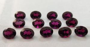 Grenat rhodolite rose naturel, taille ovale, 3x5 mm à 7x9 mm, facetté - Grenat rhodolite rose en vrac, qualité AAA - Product Image 6