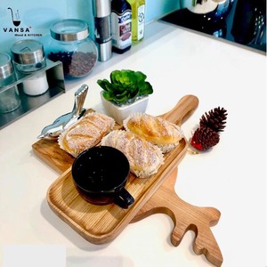 Plato de madera NATURAL, utensilios de cocina, respetuosos con el medio ambiente, decoración de Vietnam - Product Image 4