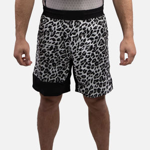 กางเกงขาสั้นผ้าฝ้ายขนแกะแบบลำลองสำหรับผู้ชายระบายอากาศได้ดีมีกระเป๋าด้านข้างทรงหลวมพิมพ์โลโก้หน้าจอ100% - Product Image 1