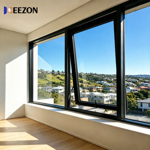 Deezon nfrc AS2047 USA ที่สร้างผลกระทบจากพายุเฮอริเคนกระจกฉนวนกันความร้อนสองชั้นกันสาดอลูมิเนียมหน้าต่างบานเลื่อน - Product Image 1