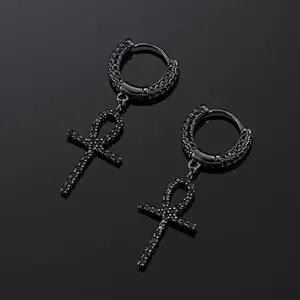 Pendientes de Aro de Plata de Ley con Diamantes Cultivados en Laboratorio Ecológicos para Uso Diario - Regalo Unisex para Fiestas - Product Image 2