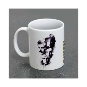 Forever Queen <b>Cup</b> Handmade Modern Design 12oz <b>Ceramic</b> <b>Cups</b> with Lid and Spoon for Cafe Use or As a Present - Product Image 2