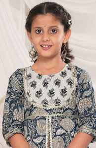 Niñas niños Kurta Sharara traje Lehenga con Gota tela de encaje algodón Cambric vestido étnico boda cumpleaños fiesta vestido 2025 - Product Image 3