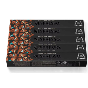 Cápsulas Nespresso Línea Original, Cape Town Envivo Lungo, Cápsulas de Café Espresso Tostado Oscuro, 50 Unidades - Product Image 1