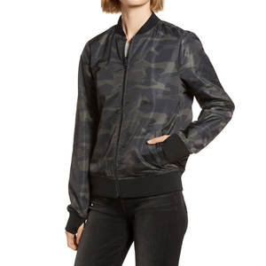 Ropa de invierno para mujer, chaqueta Bomber, ropa informal con cremallera, manga larga, transpirable, cálida, para invierno, chaquetas Bomber para mujer - Product Image 1