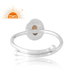 New Arrivals 925 Silver Natural Pearl Gemstone Ring Custom Jewelry <b>for</b> Women <b>Gift</b> <b>for</b> <b>Her</b> - Product Image 2