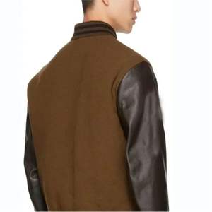 New Fashion Custom Embroidery Varsity Leatherman Coat College Baseball Varsity Jacket Customize Size Letterman Jacket - Product Image 6