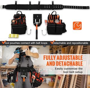 Pro Series ARBAZ SPORTS Cinturón de herramientas de cuero genuino para comerciantes - Product Image 5