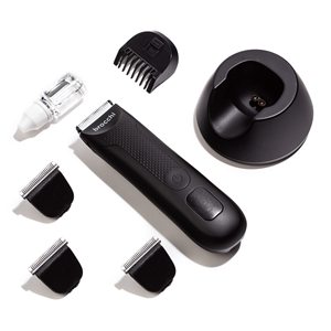 Afeitadora Eléctrica USB Impermeable para Hombre, Recortadora de Vello Corporal y Facial con 3 Cuchillas de Cerámica de Repuesto y Base de Carga - Product Image 2