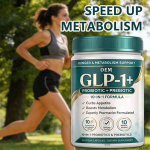 GLP 1 Soutien de la satiété 10 en 1 Capsules probiotiques prébiotiques Contrôle de l'appétit Santé digestive Complément alimentaire pour la gestion du poids - Product Image 4