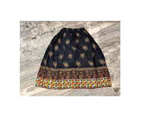 Falda Corta Casual de Verano para Mujer, Talla Grande, Estilo Boho Hippie, con Parches Bordados, 100% Algodón, con Cordón Ajustable, Estilo Hawaiano, para Danza del Vientre - Product Image 6