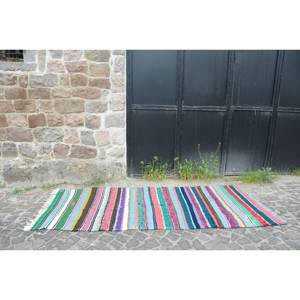 พรมตุรกีโบราณที่ทันสมัย3.7 x 8.9ft เบจคลาสสิกการออกแบบการเย็บปะติดปะต่อกันสำหรับห้องนั่งเล่นผ้าขนสัตว์วัสดุวิสคอสที่มียางด้านหลัง - Product Image 4