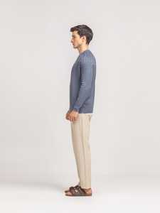 Sudadera Personalizada para Hombre, Invierno 2025, Manga Larga, Cierre de Cremallera de un Cuarto, Felpa, Estampado, Acabado Lavado a la Piedra, Tejido de Poliéster/Algodón - Product Image 3