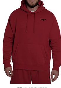 Sudadera con capucha de algodón y poliéster para hombre, con forro polar de 1 bolsillo, disponible en varias tallas, oferta de suministros de China - Product Image 5