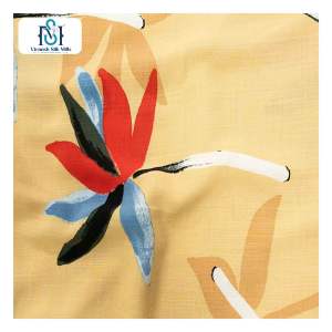 Precio barato, fábrica de China, tela de rayón tejida de fibra cortada de viscosa 30s 45S 100%, tela de estampado de rayón para vestido de moda - Product Image 2