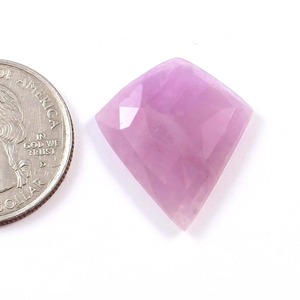 Kunzite rose naturelle, taille rose, facetté, variété trillion, poire, émeraude, princesse, marquise, carré, rectangle, Afrique, pour la fabrication de bijoux - Product Image 1