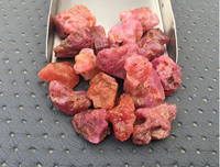5 Stück Hochwertige Handgeschnittene 14-16 MM Natürliche Rosa Saphir-Rohsteine für Schmuckherstellung