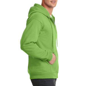 BELLA + TOILE Unisexe Éponge Polaire À Capuche Toile 3909 Bella Unisexe Tri-Blend Full-Zip Hoodies - Product Image 3