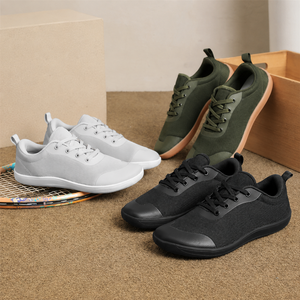 <span class=keywords><strong>Chaussures</strong></span> minimalistes pour hommes, légères, respirantes, en mesh, à semelle plate, à bout large, pour la marche quotidienne, confort optimal - Product Image 4
